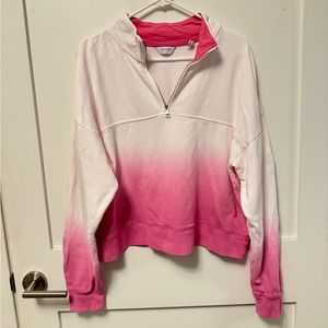 PELOTON Ombre 1/2 Zip Pullover Size Large